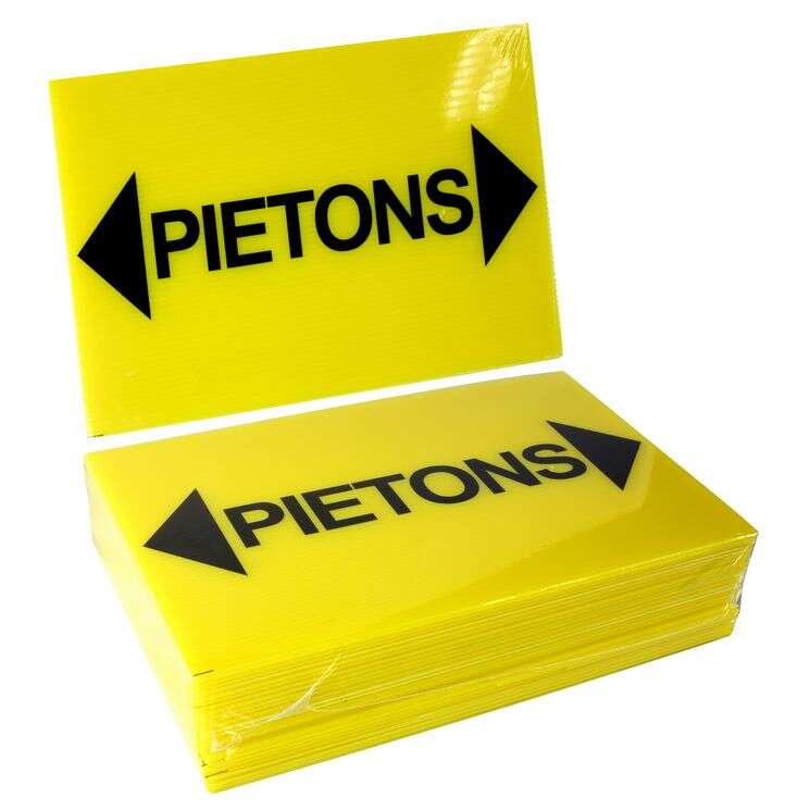 Image du produit PANNEAU ECO 30X10CM "PIETON"