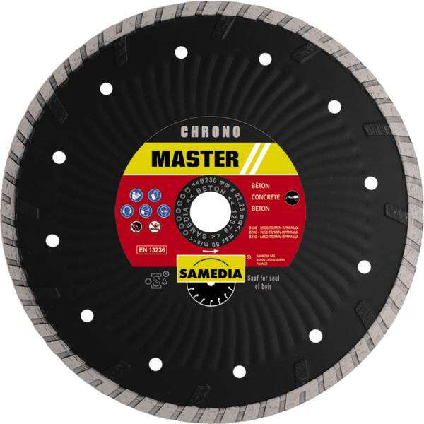 Image du produit DISQUE DIAMANT MASTER CHRONO Ø 230X8X22.2MM H7 P/ TUILES