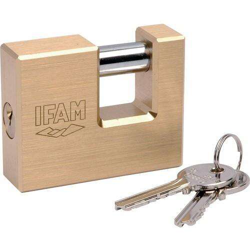 Image du produit CADENAS RECTANGULAIRE LAITON U 70 2 CLES ANSE 12MM