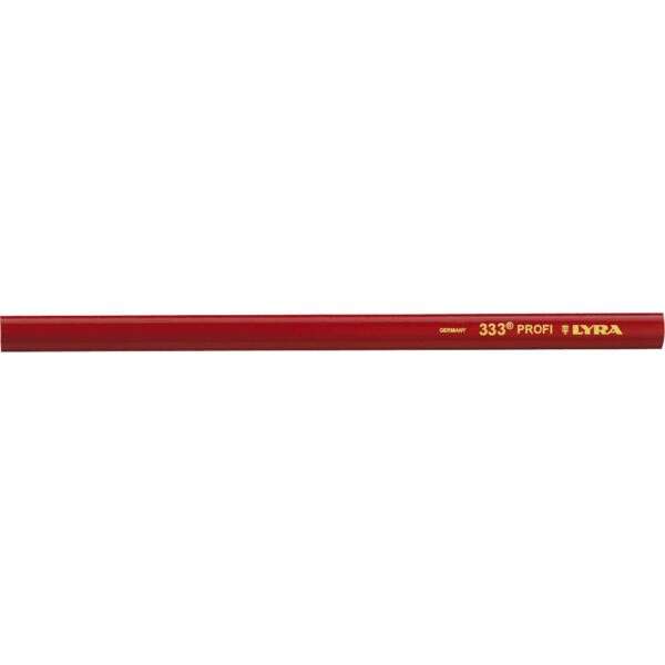 Image du produit CRAYON CHARPENTIER LYRA 30CM PROFI 333 ROUGE (10)