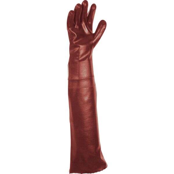 Image du produit GANT PVC ROUGE TOUT ENDUIT 70 CM TAILLE 9.5