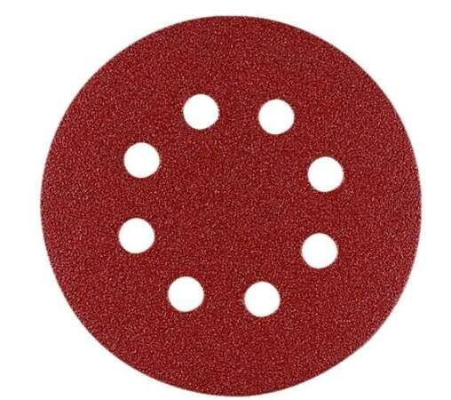 Image du produit DISQUE VELCRO 8 TROUS Ø 125MM GR 120 FIBRE (BOITE DE 50)