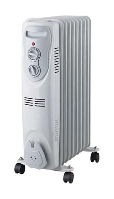 Image du produit RADIATEUR BAIN D' HUILE 2000 W 3 POSITIONS SUR ROULETTES