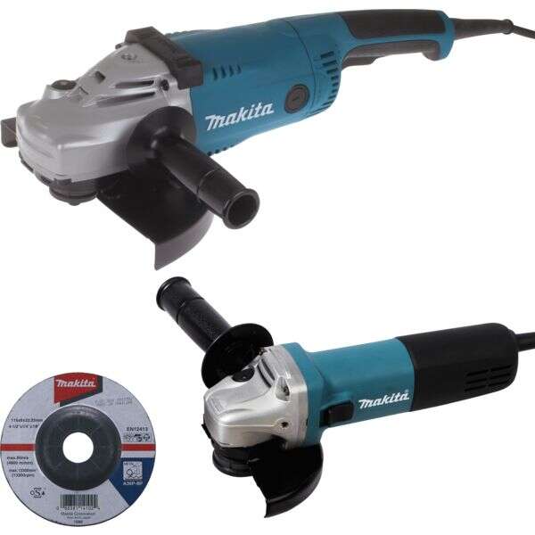 Image du produit PACK MAKITA MEULEUSE 230+125 GA9020+9558+DISQUES REF DK0053G