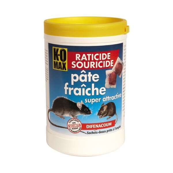 Image du produit RATICIDE SOURICIDE KOMAX 150GR PATE