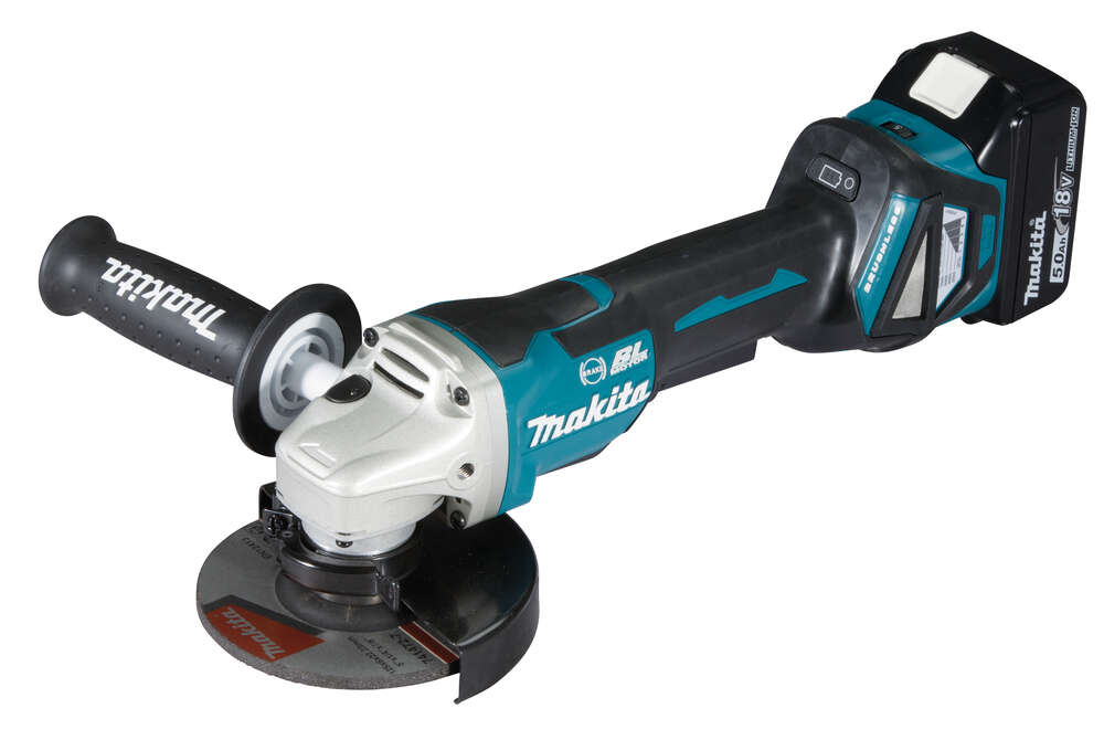 Image du produit MEULEUSE Ø 125MM DGA517RTJ 18V MAKITA VARIATEUR ET 2 BAT 5AH