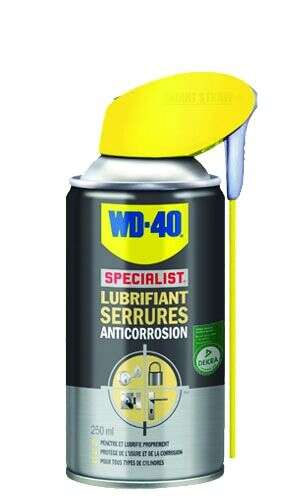 Image du produit BOMBE WD40 SPECIALIST 250ML LUBRIFIANT SERRURE ANTICORROSION