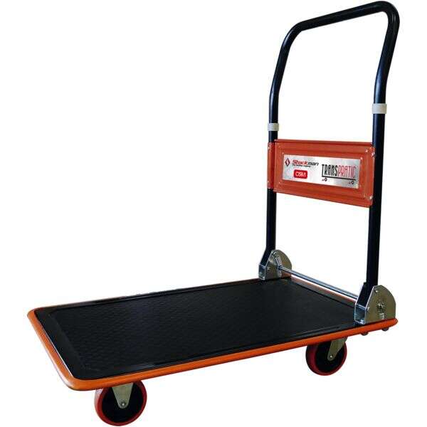 Image du produit CHARIOT PLATEFORME 735X475 MM DOSSIER RABATTABLE 150KG