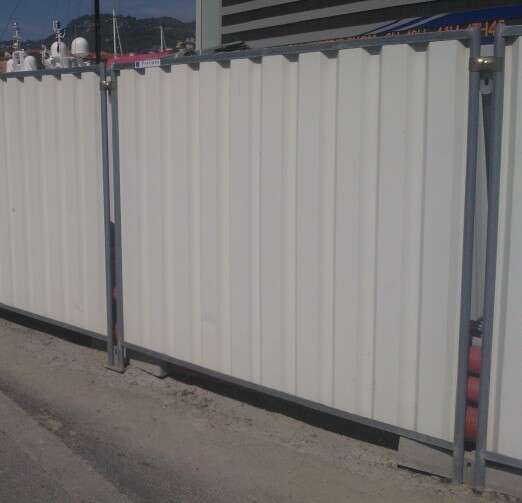 Image du produit CLOTURE BARDEE BLANCHE RAL 9010 LONG 2160 X LARG 2000 MM