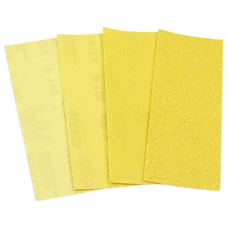 Image du produit PAPIER ABRASIF CORINDON JAUNE 93X230MM GR40 PAQUET DE 12