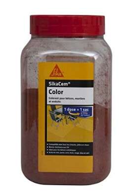 Image du produit COLORANT BETON ROUGE SIKACEM COLOR 800GR