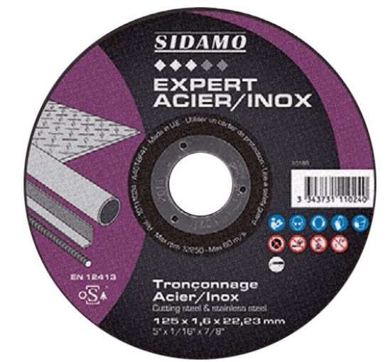 Image du produit DISQUE A TRONCONNER EXPERT ACIER INOX Ø 125 X 1.6 X 22,2MM