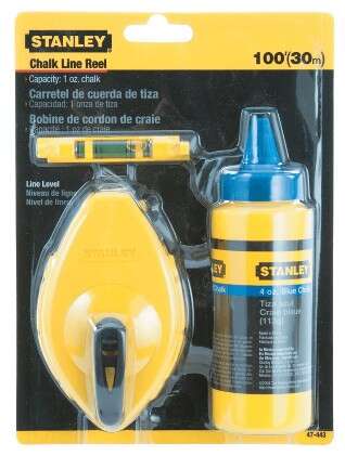 Image du produit CORDEAU TRACEUR 30M KIT STANLEY AVEC POUDRE