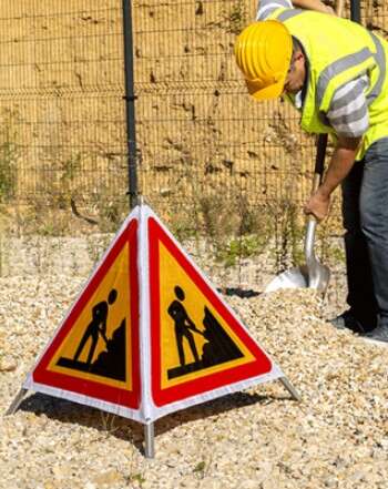 Image du produit TRIPODE DE SIGNALISATION - TRAVAUX 800X 800 X 800 MM