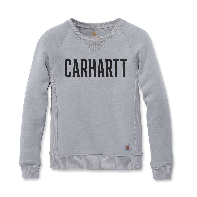 Image du produit PULL COL ROND FEMME LOGO CARHARTT 103926 058 GRIS CHINE