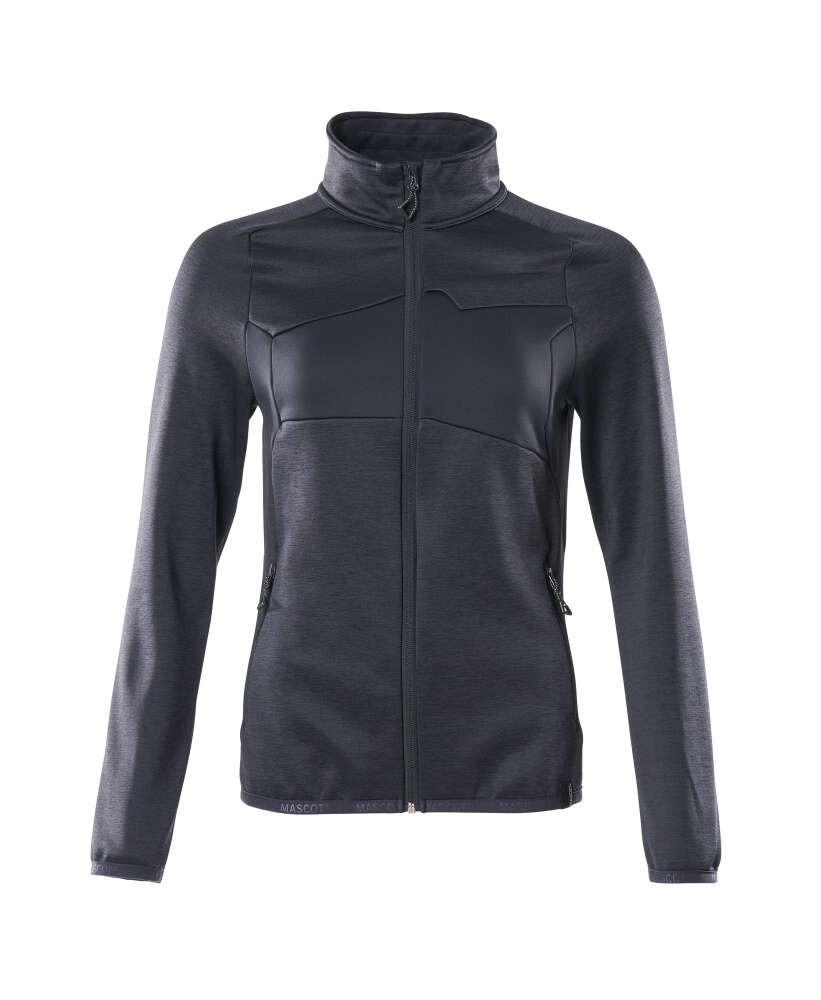 Image du produit PULL EN POLAIRE ZIPPÉ FEMME NOIR