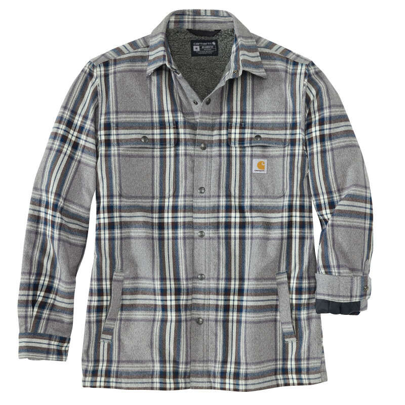 Image du produit CHEMISE FLANEL SHERPA GRIS / BLEU  105430-APH