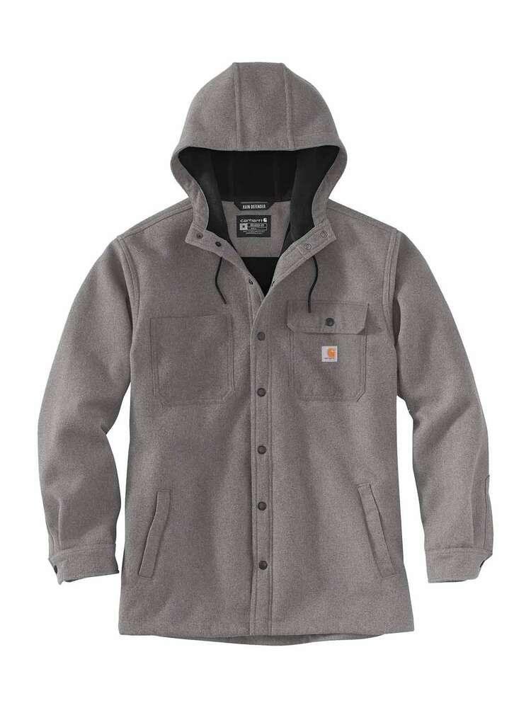 Image du produit SWEAT A CAPUCHE DEPERLANT/ANTI-VENT CARHARTT105022-BKH GRIS CHINE