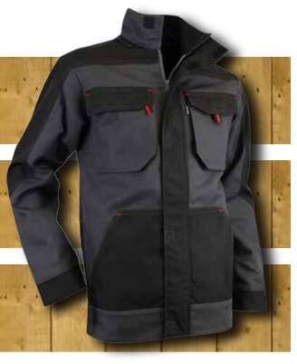 Image du produit BLOUSON CERAMIQUE GRIS NOIR COL MONTANT  2064