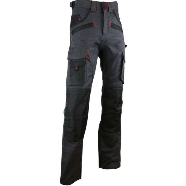 Image du produit PANTALON ARGILE GRIS/NOIR 1261 AVEC POCHES GENOUILLERES