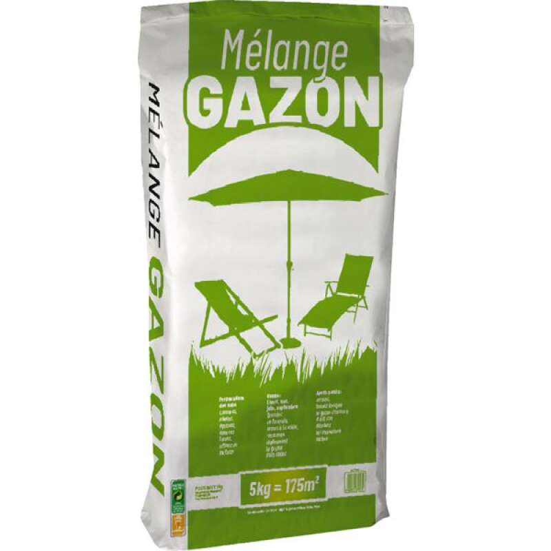 Image du produit MELANGE GAZON RUSTIQUE SAC DE 5 KG ENV 175 M2
