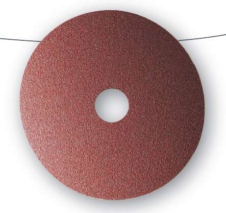 Image du produit DISQUE FLEXIBLE FIBRE ROUGE ACIER DIAM. 180 GRAIN 24