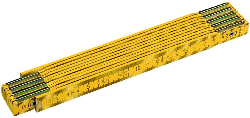 Image du produit DOUBLE METRE PLIANT BOIS JAUNE PRO