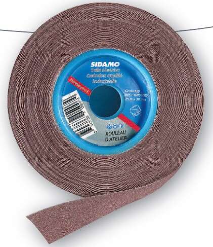 Image du produit ROULEAU ABRASIF 25M X38MM GRAIN 60 CORINDON