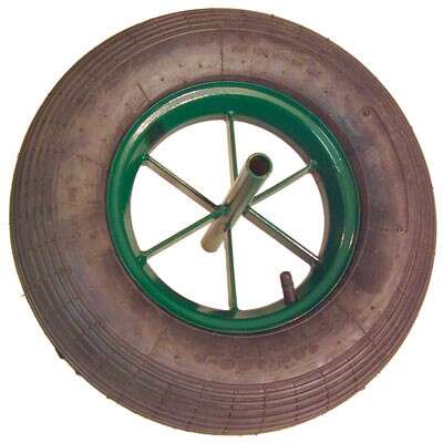 Image du produit ROUE BROUETTE GONFLABLE &Oslash; 400MM AXE 250X20MM GA40