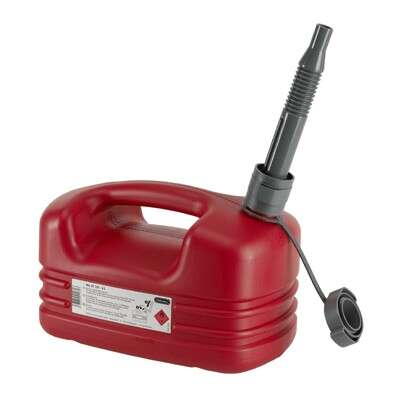 Image du produit JERRYCAN PLASTIQUE ROUGE POUR HYDROCARBURE NORME CE  5L