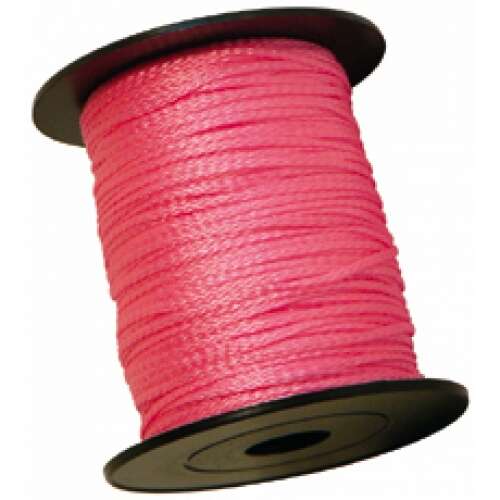 Image du produit FICELLE POLYPRO TRESSEE ROSE FLUO  100M Ø 1.5MM