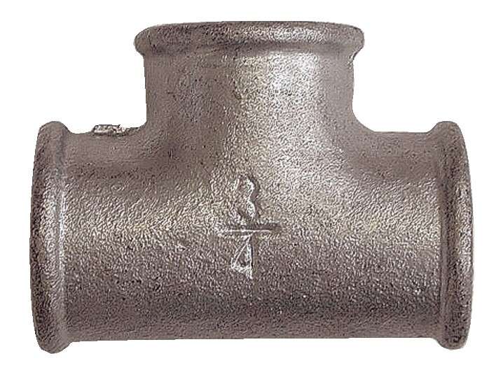 Image du produit TE 90° 3 VOIES FEMELLES 3/4" 20X27MM FONTE GALVA