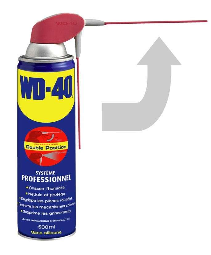 Image du produit BOMBE WD40 500ML LUBRIFIANT DEGRIPPANT MULTIFONCTION