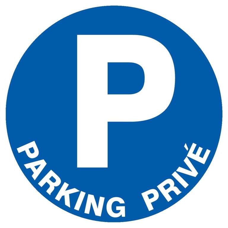 Image du produit PANNEAU PVC ROND Ø 30CM "PARKING PRIVE"