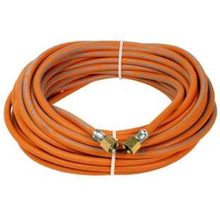 Image du produit TUYAU CAOUTCHOUC ORANGE 10M Ø6.3MM AVEC RACCORD