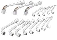 Image du produit JEU DE 16 CLE A PIPE DEBOUCHEES 8 A 24MM SAM 93-J16