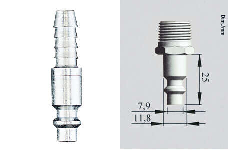 Image du produit RACCORD RAPIDE UNIVERSEL POUR TUYAU 8MM