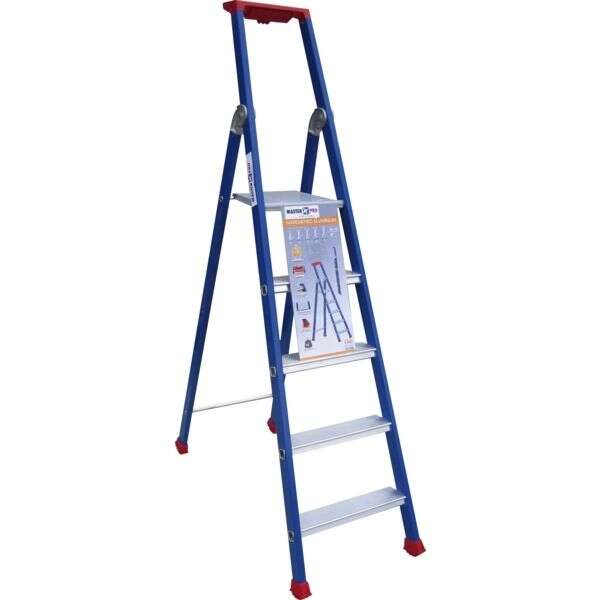 Image du produit ESCABEAU MASTERPRO BLEU ALU 5 MARCHES