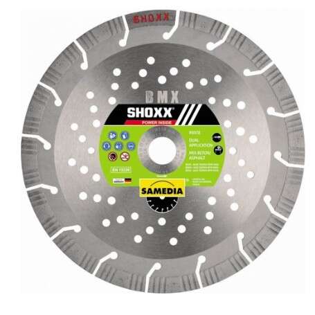 Image du produit DISQUE DIAMANT SHOXX MIXTE  BMX &Oslash; 230MM AL 22.2 EP 13 VERT