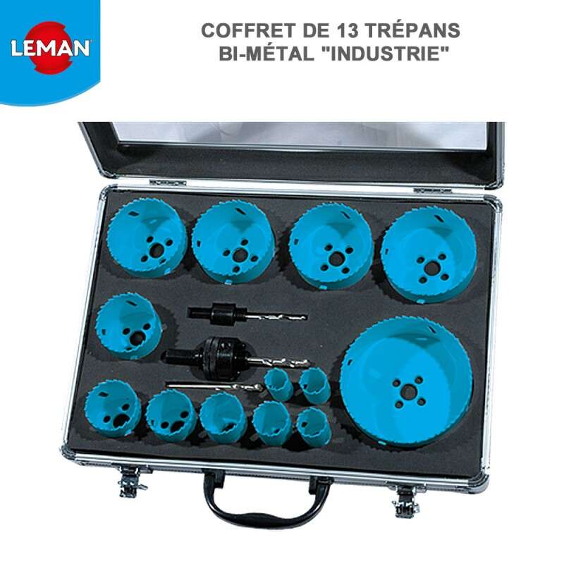 Image du produit COFFRET 13 SCIE CLOCHE BI-METAL &Oslash; 16-22-25-29-35-38-43-51-65-67-68-76-102MM