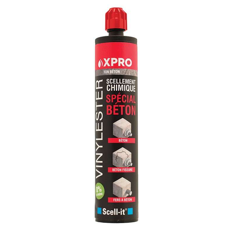 Image du produit SCELLEMENT CHIMIQUE EPOXY 300ML  XPRO300 SPECIAL BETON