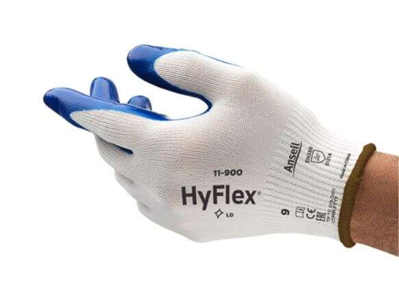 Image du produit GANT BLEU NITRIL HYFLEX T 9 ANSELL 11900