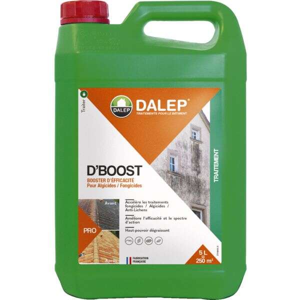 Image du produit ADDITIF DETERGEANT FONGICIDES ET ALGICIDES DALEP D BOOST 5L