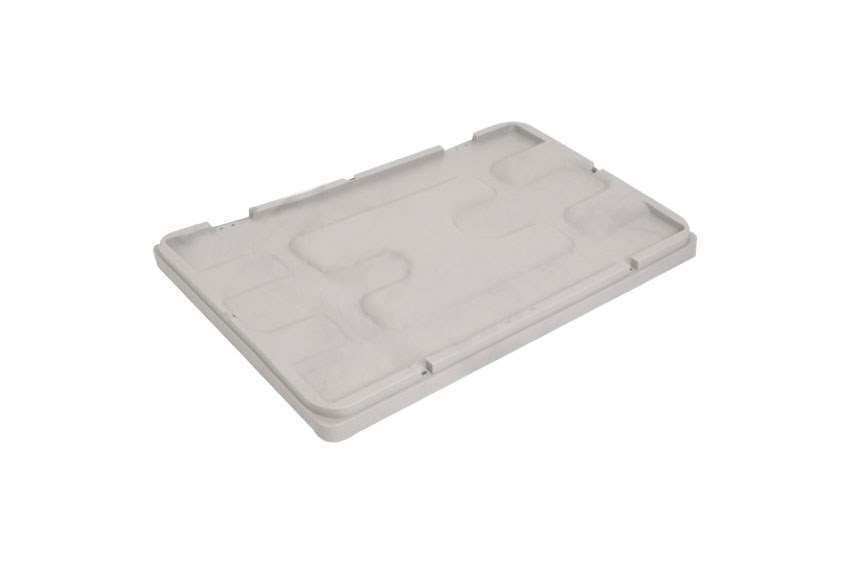 Image du produit COUVERCLE DE BAC PALETTE PLASTIQUE GRIS 270L 98X64X70CM