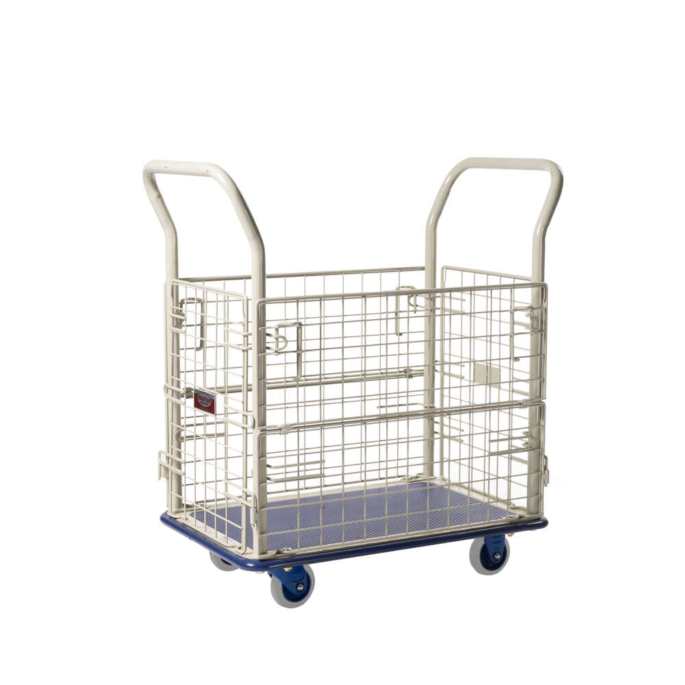 Image du produit CHARIOT PRESTAR AVEC COTES GRILLAGES, 150KG,