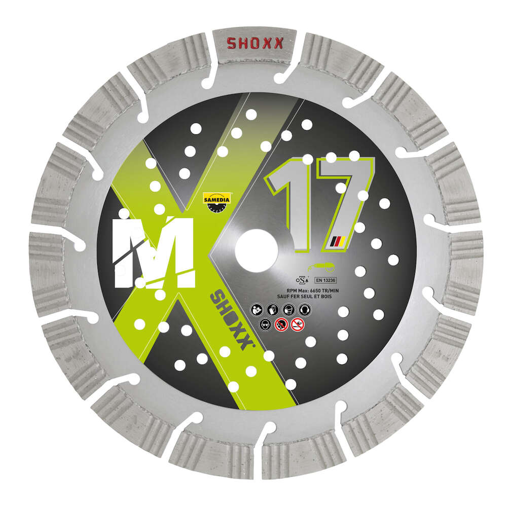 Image du produit DISQUE DIAMANT SHOXX MIXTE MX17 Ø 300MM AL 20 EP17 MM