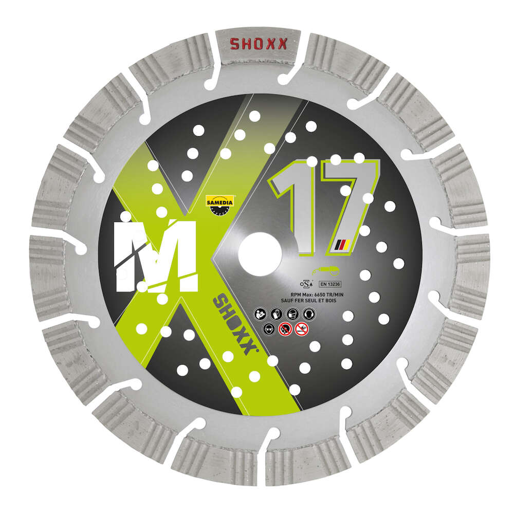 Image du produit DISQUE DIAMANT SHOXX MIXTE MX17 &Oslash; 300MM AL 20 EP17 MM