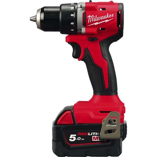 Image du produit PERCEUSE VISSEUSE M18 BLDDRC-502C MILWAUKEE AVEC 2 BAT 5AH