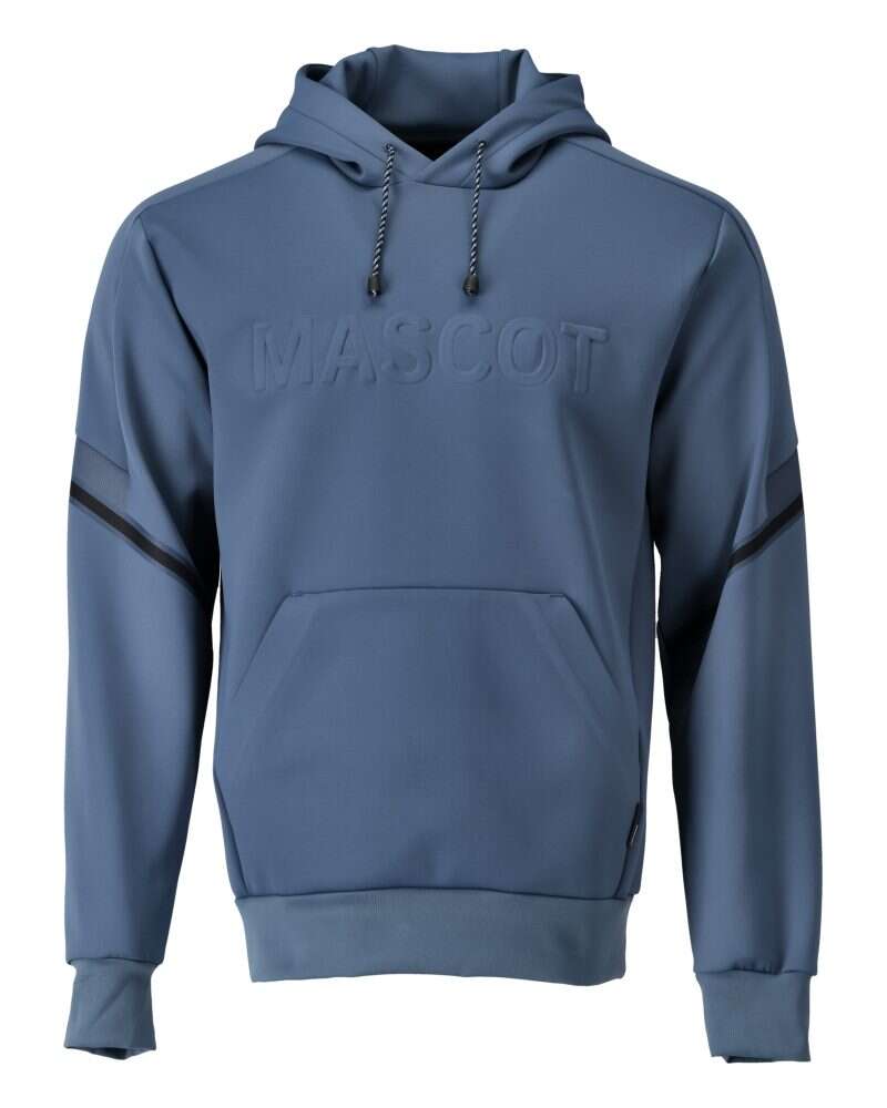 Image du produit SWEAT CAPUCHE POLAIRE CUSTOM MASCOT BLEU GRIS