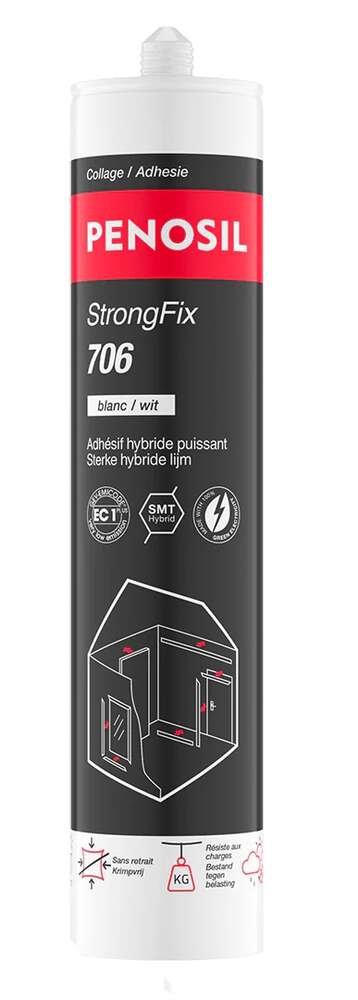 Image du produit CARTOUCHE MAST COLLE 706 HYBRIDE STRONGFIX BLANC 300ML